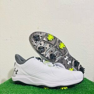 Under Armour Men's UA Drive Pro Spiked Golf Shoes White 3026918-100 Size 11.5